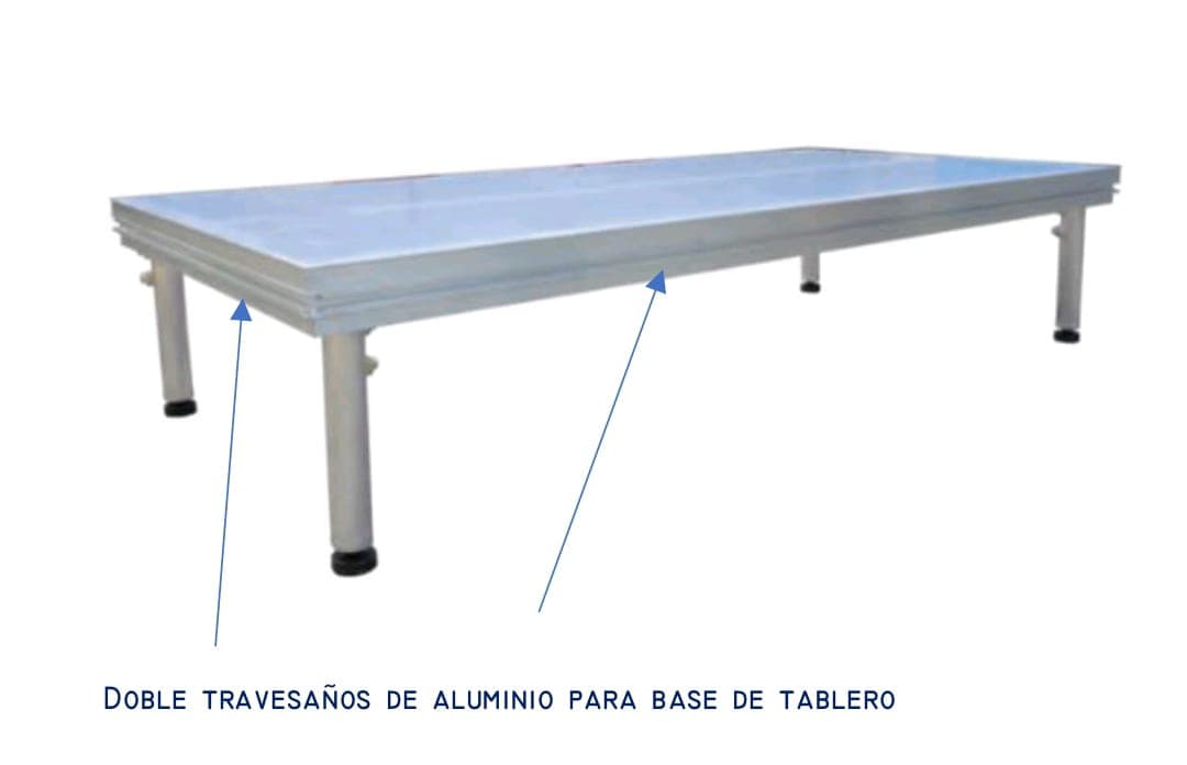 Tarima metálica 200×100 cm